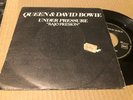 Queen + David Bowie Under Pressure Spain Orig 7”ps 1981  (bajo Pression) Vinyl