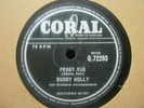 RECORD 78 10'' BUDDY HOLLY PEGGY SUE 865