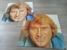 4  LP Poster disques Johnny Hallyday