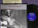LEADBELLY (Huddie Ledbetter) Negro Folk Songs For Young People 1960 1st Press LP