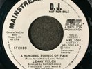 **HEAR ** LENNY WELCH A HUNDRED POUNDS OF PAIN RARE NORTHERN MODERN SOUL DJ COPY