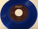The Beatles 45 Blue Colored Vinyl Come Together & Something Jukebox Record