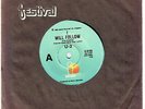 U2 - I WILL FOLLOW - RARE HYPHENATED (U-2) LABEL - 7