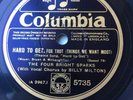 78 RPM - THE FOUR BRIGHT SPARKS - Hard to get - COLUMBIA 5735