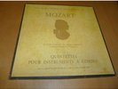LE QUATUOR PASCAL ET WALTER GERHARD quintettes pour cordes MOZART - CNDD BOX Lp