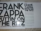 FRANK ZAPPA - 4 LP  - PUTTIN' ON THE RITZ  sous coffret VG++