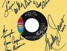 1966 Karen Carpenter Mickey Jones 45 MAGIC LAMP I Can Live Without You SIGNED