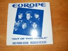 Europe - Out Of This World (World Premiere Weekend)promo double vinyl album 1988