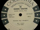COLUMBIA ML-5060 GLENN GOULD Bach Goldberg Variations 6 EYE 1955 WLP VG++ TO NM
