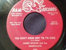 JAMES WILSON & THE JIMMIE CATS on RAM You Won't Know Why Till Gone ROCKABILLY