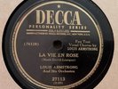 Jazz/Vocal 78 RPM LOUIS ARMSTRONG La Vie En Rose/C'est Si Bon DECCA 27113 E/E-