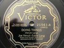JOE VENUTI  EDDIE LANG Doin' Things/Wild Cat - 1928 Victor 78 E+