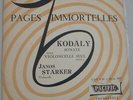 LP Janos STARKER / Kodaly Sonata.. / Pacific LDP-F 29, France