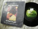 Billy Preston All That I've Got I'm Gonna As I Get Older Apple 21 UK 7
