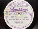 CLIFF EDWARDS (UKULELE IKE) ‘I WANT TO WALK IN AGAIN BLUES’ LEVAPHONE 78 RARITY
