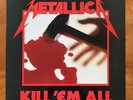 WARPED  Metallica Kill Em All OG LP 1983 Megaforce Thrash Metal  WARPED