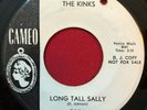 THE KINKS   LONG TALL SALLY (1965) RARE PROMO 45 GARAGE ROCK   CAMEO C-345