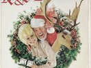 KENNY ROGERS & DOLLY PARTON Once upon a Christmas Vinyl LP-33 Holiday Album EX