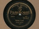 78 rpm Daniel Brown Paramount 12663 in V- (with Blind Blake, Tiny Parham) Hear