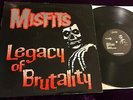 RARE 1985 MISFITS LEGACY OF BRUTALITY FIRST PRESS VG+ PLAN-9 PUNK HARDCORE KBD