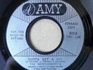 The MONTGOMERY'S - Promise Of Love / Gotta Get A Hit rare '63 doowop soul Amy 45