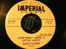 MERLE KILGORE Everybody Needs A Little Lovin' / Funny Feelin' Rockabilly 45