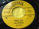 Rare Rockabilly 45 : Pete Peterson   Won't 'Cha   Don't Try   Event E 4265