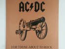 AC/DC For Those About To Rock SD11111 LP Vinyl VG+ nr++Embossed Cvr VG+ nr++ GF