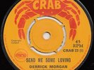 DERRICK MORGAN  SEND ME SOME LOVING  GIVE ME BACK TWO SIDED BOSS REGGAE THRILLER