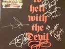 Stryper To Hell With The Devil Vinyl LP Autographed Signed Michael Sweet, Oz Fox