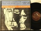 RCA LM 6120 plum labels Piatigorsky, Solomon, Beethoven 5 Cello Sonatas 3 discs