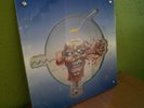 Frame / Bilderrahmen mit Shaped Disc: Iron Maiden - Can I Play With Madness
