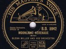 78 Rpm GLENN MILLER Moonlight Serenade UK 1946 shellac HMV 10