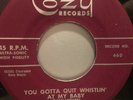 SONG-POEM 45 RPM ROB BARTON COZY 459
