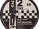 The Selecter - On My Radio Rare Two Tone Paper Label  7