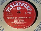 EDDIE SILVER THE WAYS OF A WOMAN IN LOVE & ROCKIN ROBIN PARLOPHONE R4483