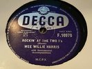 WEE WILLIE HARRIS ROCKIN AT THE TWO I'S & BACK TO SCHOOL AGAIN DECCA F10970