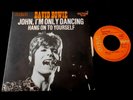 DAVID BOWIE/JOHN I'M ONLY DANCING/RARE LANGUETTE/FRENCH SP 7