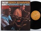 TEDDY EDWARDS/HOWARD MCGHEE Together Again  CONTEMPORARY LP NM v