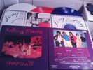 THE ROLLING STONES-HAMPTON `81-SWINGIN PIG-1 RED 1 WHITE 1 BLUE VINYL BOX-EX/EX