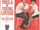 PAUL & PAULA--PICTURE SLEEVE + 45--(YOUNG LOVERS)--PS--PIC-SLV