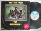 THE MEDITATIONS Message from WILD FOWER Rare JA Press Lee Perry Roots Reggae LP