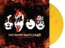 THE MANY FACES OF KISS : DOUBLE 180 GRAM COLOUR VINYL LP NEW & SEALED
