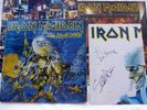 Iron Maiden 1985 LPs Vinyl Live After Death Spain Press with Poster