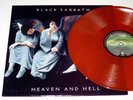 BLACK SABBATH - HEAVEN AND HELL - LP RED VINYL RONNIE JAMES DIO G571