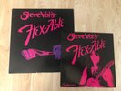 Steve Vai ?– Flex-Able + Leftovers 1984 Akashic UR777 1st Yellow Label Vinyl NM