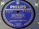 RARE JOHNNY HORTON THE BATTLE OF NEW ORLEANS PHILIPS PB932