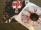 DEATH INDIVIDUAL THOUGHT PATTERNS CLEAR VINYL WITH PINWHEELS SPLATTER LP RECORD