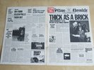 JETHRO TULL Thick As a Brick UK 1st press vinyl LP in newspaper style sleeve