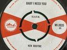 KEN BOOTHE I Dont Want To See You Cry WAILERS Baby I Need You ISLAND WI3035 EX